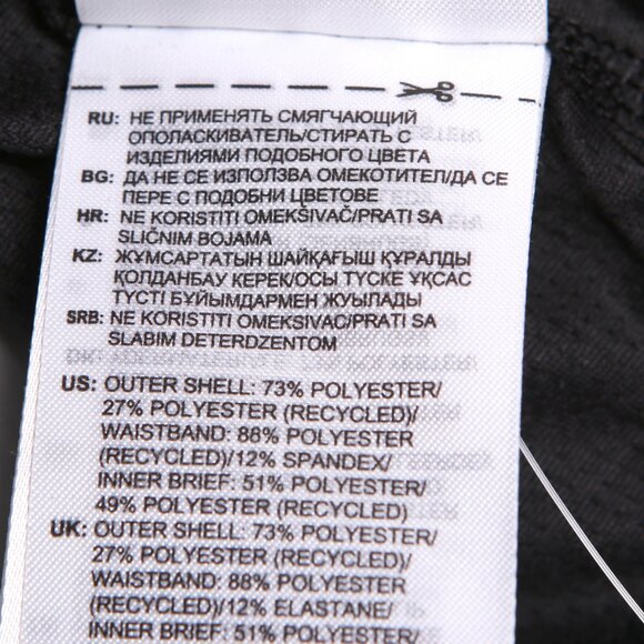 Reebok Running Shorts Outdoors Athletic Gym Black Lightweight Large Jogging NEW - Picture 7 of 12